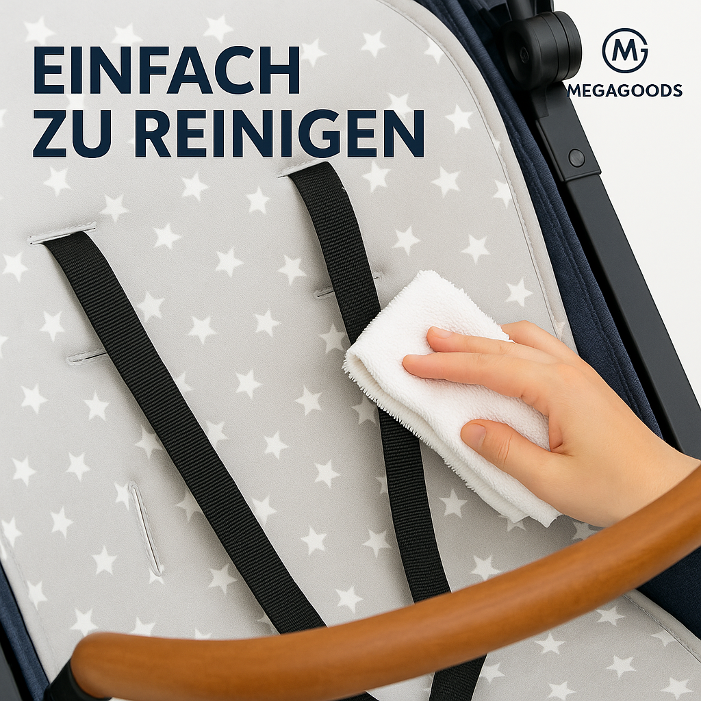 Sitzauflage Kinderwagen weich Baby Hochstuhl Polster groß DE.