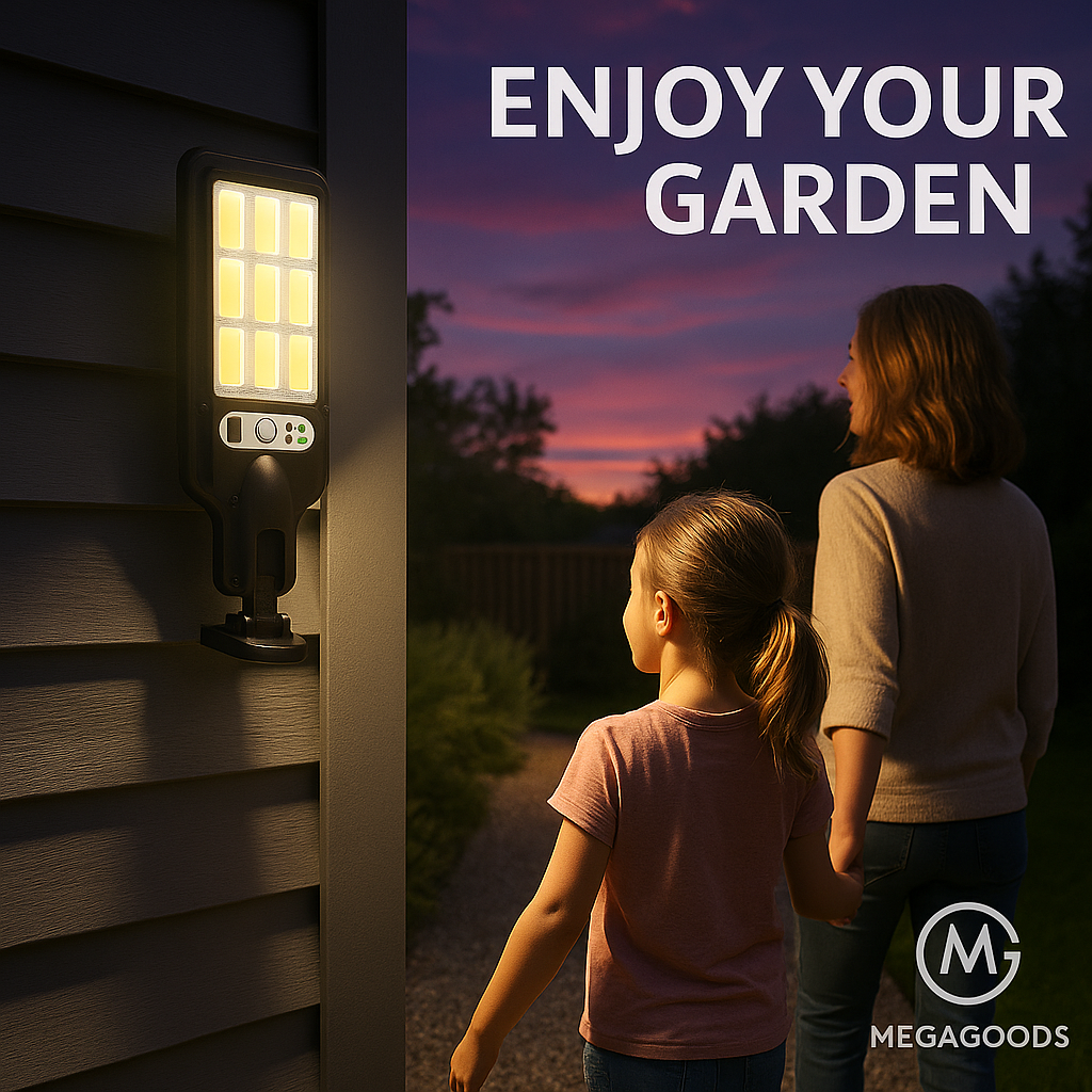 Solar LED Außenleuchte mit Bewegungsmelder IP65 für Garten DE.