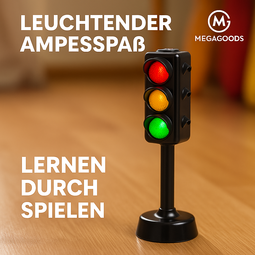 Mini-Verkehrsampel Lernspiel für Kinder Verkehrserziehung DE.