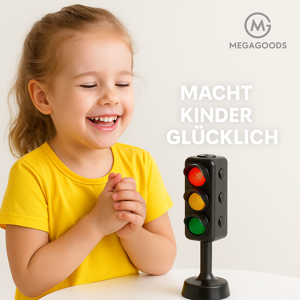 Mini-Verkehrsampel Lernspiel für Kinder Verkehrserziehung DE.