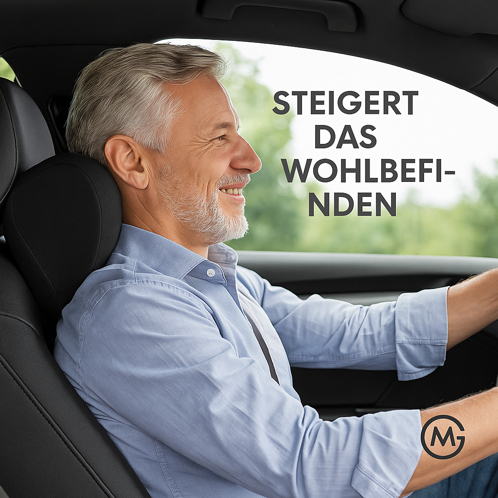Auto Nackenkissen Memory Foam Lendenkissen Ergonomisch DE.