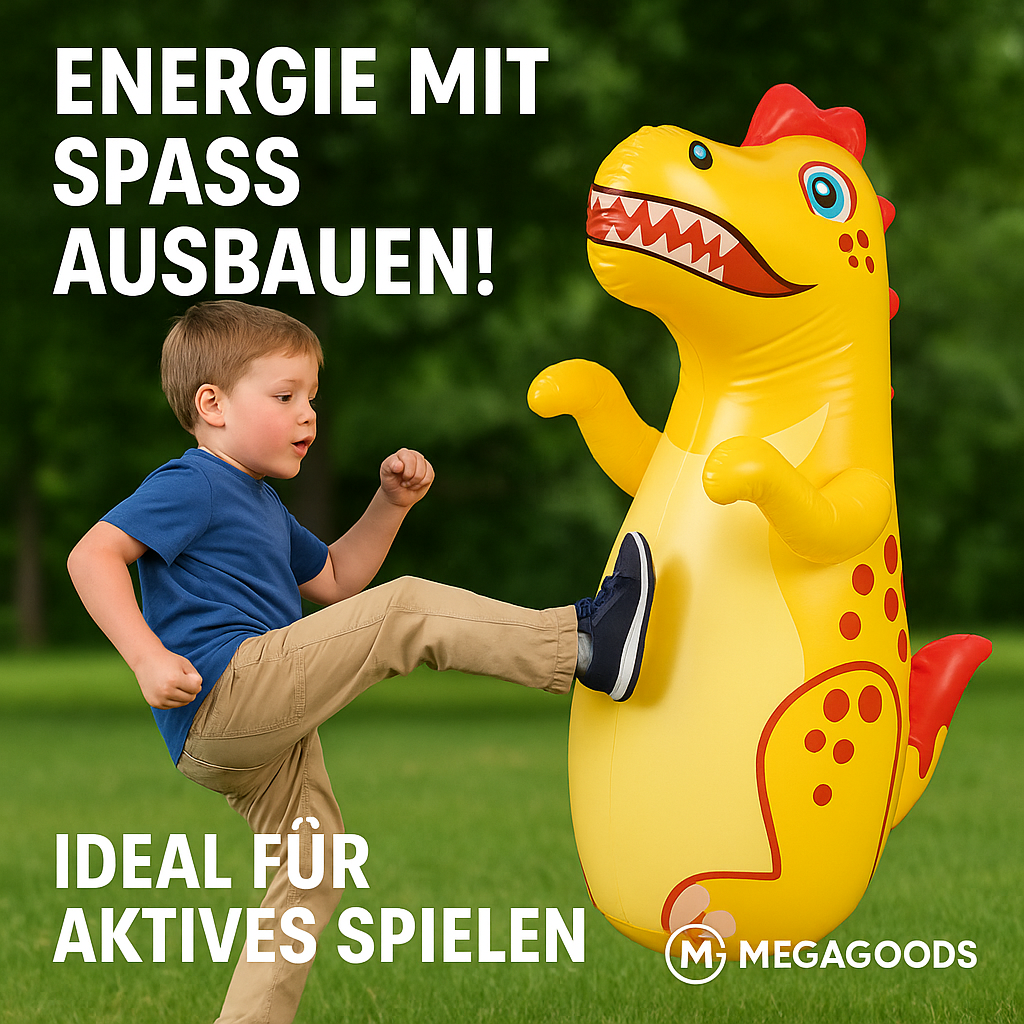 Aufblasbarer Boxsack Kinder Tumbler Standboxsack Spielzeug DE.