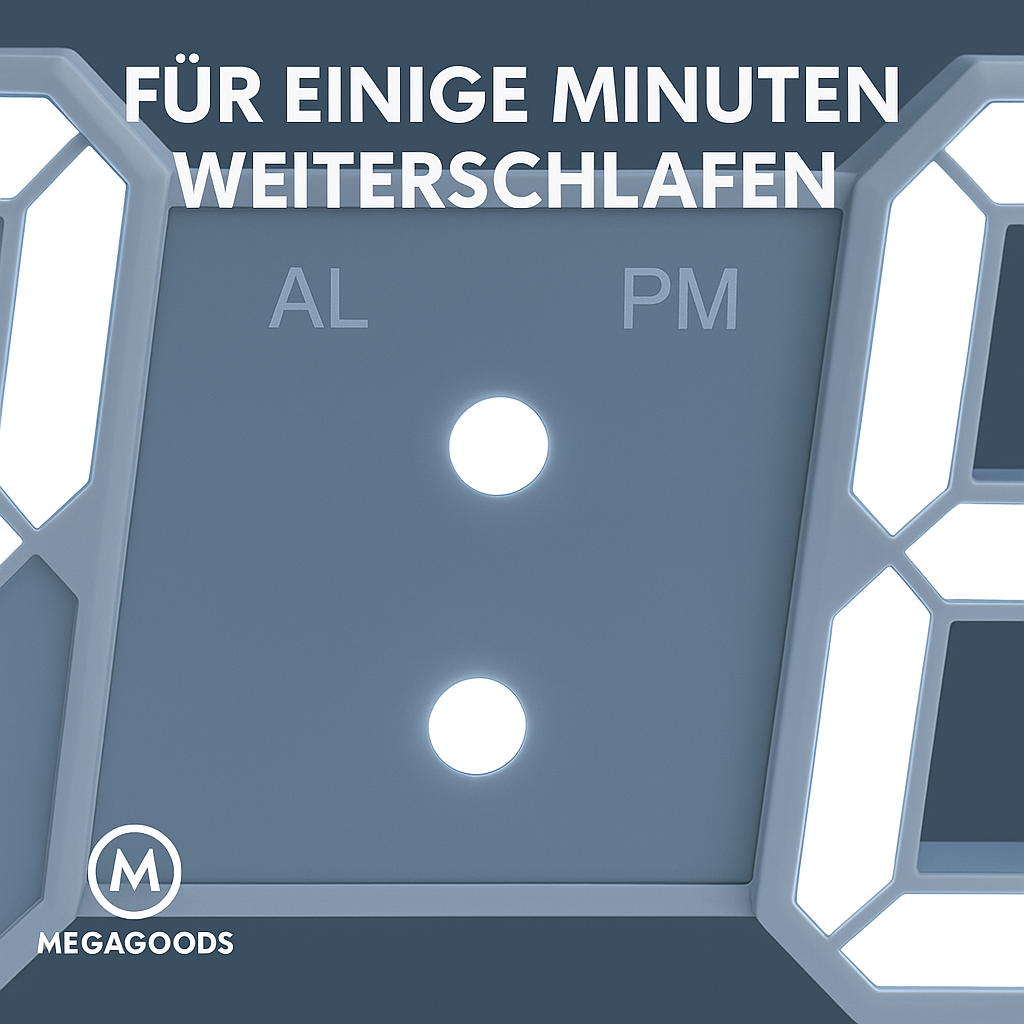 3D LED Digitaluhr Wanduhr dimmbar mit Nachtmodus modern DE.