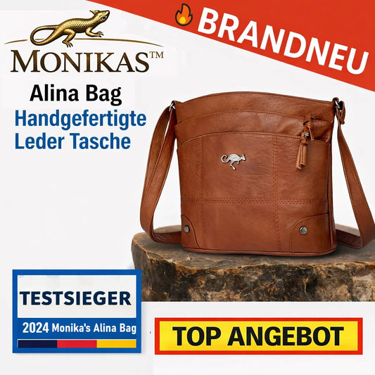 MONIKAS™ Alina Bag | Leder Tasche handgefertigt | Monikas Lieblings-Design