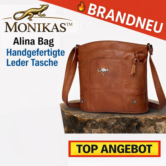 MONIKAS™ Alina Bag | Leder Tasche handgefertigt | Monikas Lieblings-Design