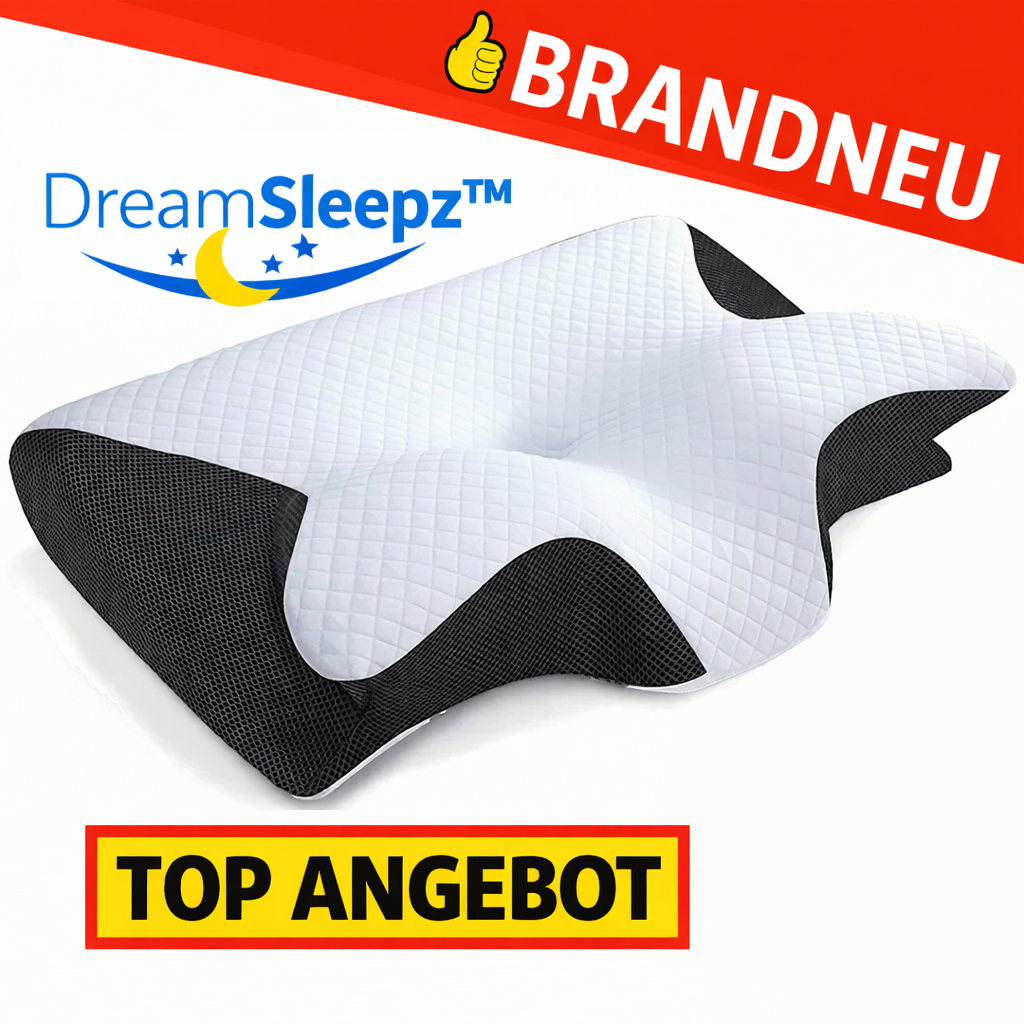DreamSleepz™ Orthopädisches Schlafkissen Memory Foam Kopfkissen soft ergonomisch