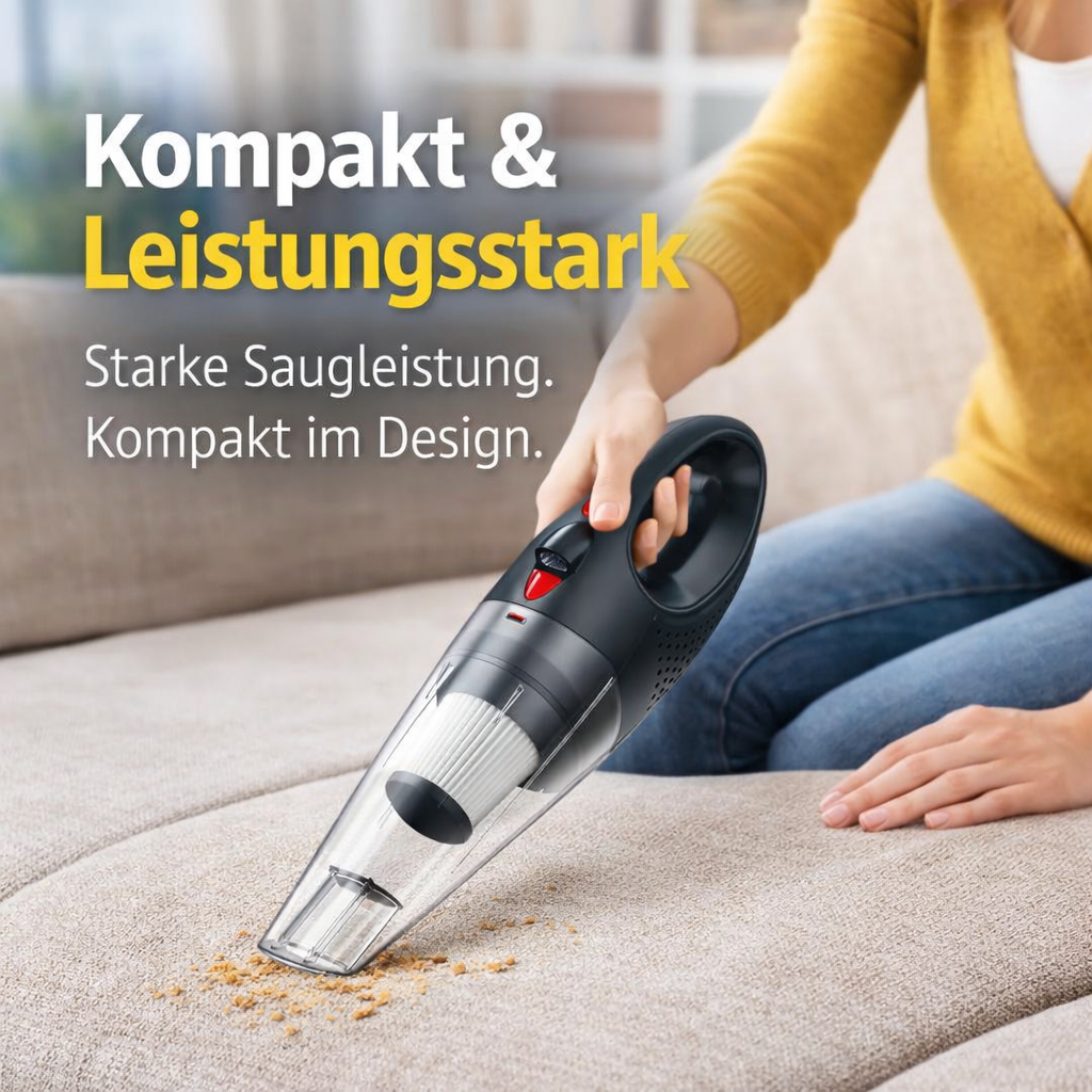 Oryzom™ Akku Handstaubsauger Ultra Stark Kabellos Auto & Haushalt USB Ladegerät