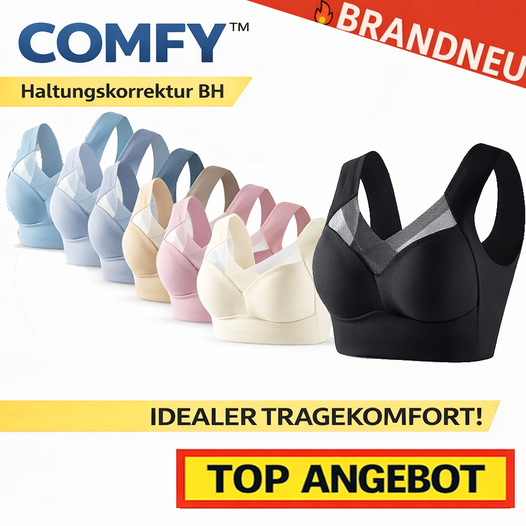 Comfy™ Haltungskorrektur BH Bügellos Damen Stütz BH Komfort Push-Up Support Bra