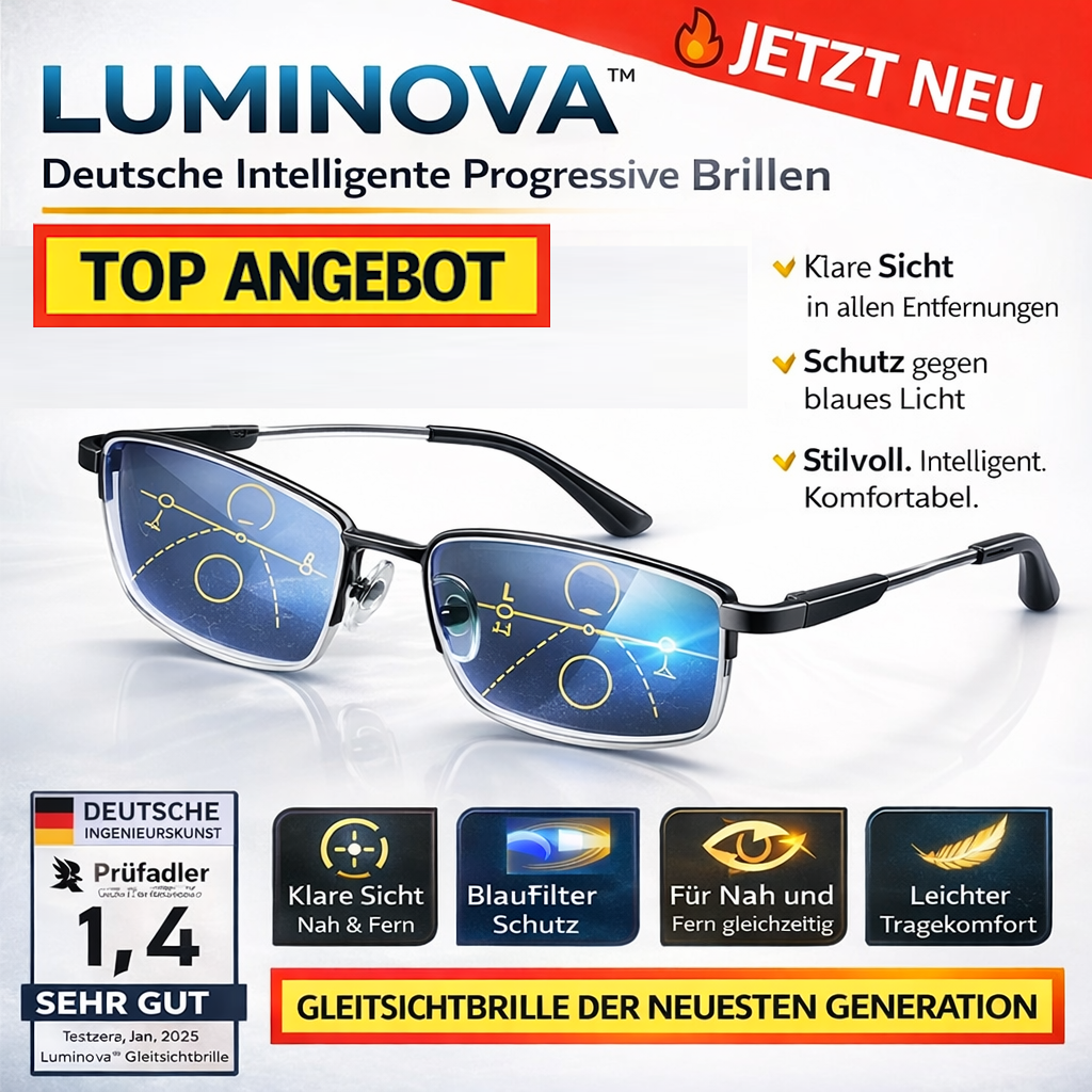 Luminova™ Deutsche Intelligente Progressive Brille Lesebrille Gleitsichtbrille