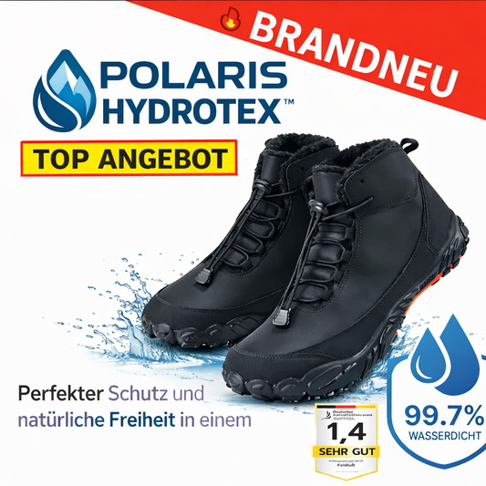 POLARIS HYDROTEX™ Winter Barfußschuhe mit warmem Fleecefutter wasserdicht Unisex