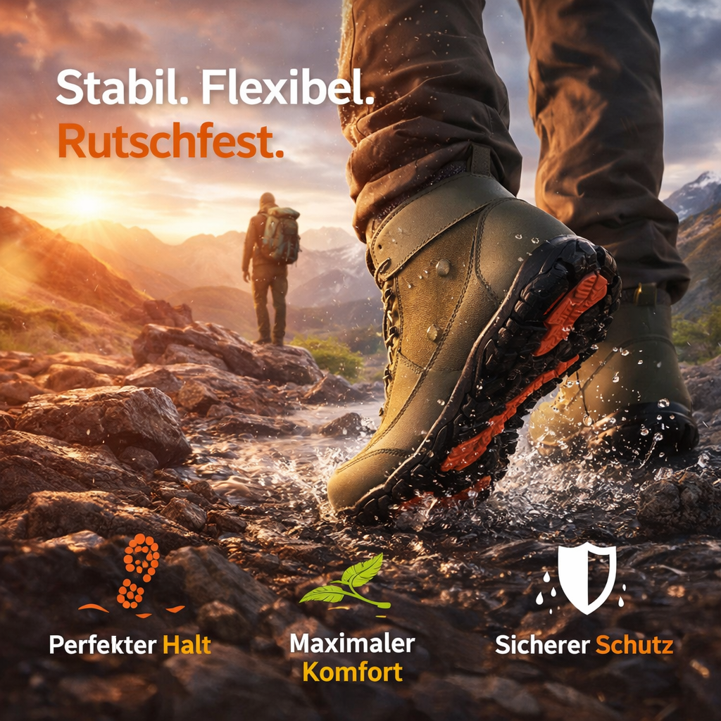 POLARIS HYDROTEX™ Winter Barfußschuhe mit warmem Fleecefutter wasserdicht Unisex