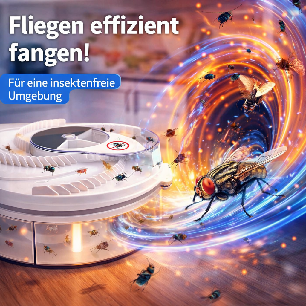 FlyCatch™ 2.0 Elektrischer Fliegenfänger Fliegenfalle verbesserte Insektenfalle