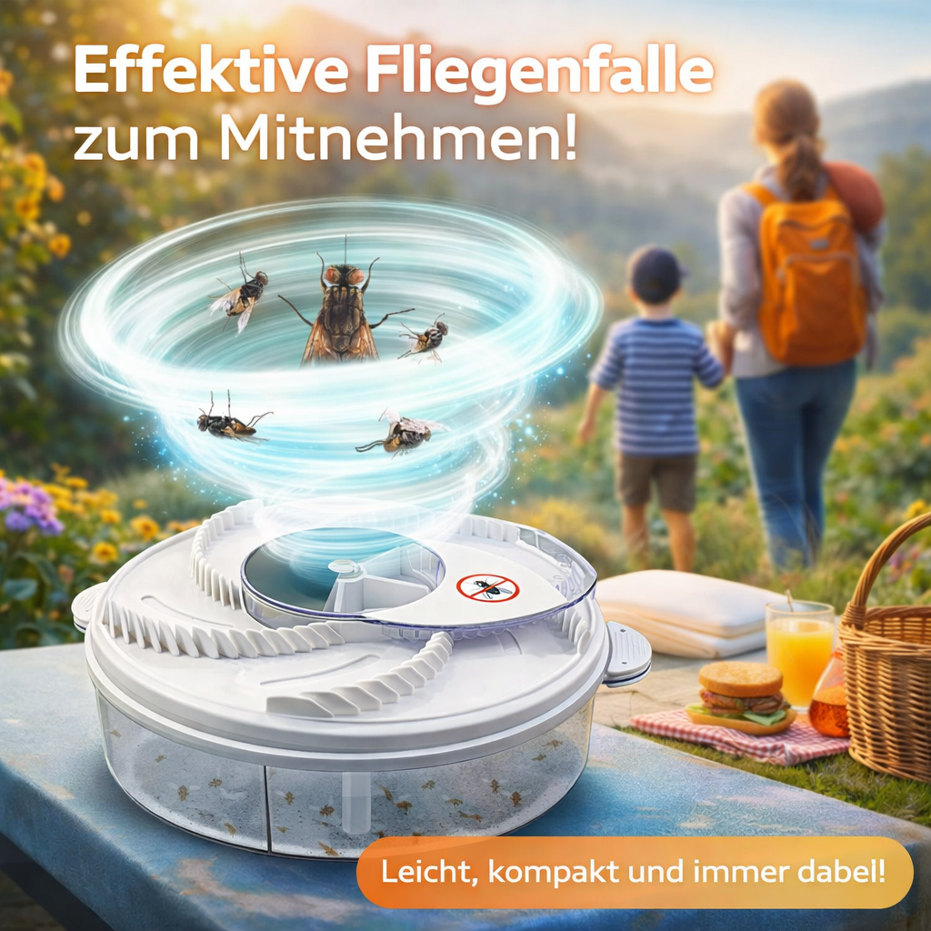 FlyCatch™ 2.0 Elektrischer Fliegenfänger Fliegenfalle verbesserte Insektenfalle