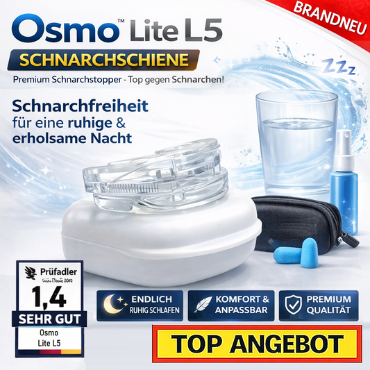 Osmo™ Lite L5 Schnarchschiene Premium Schnarchstopper - Top gegen Schnarchen!