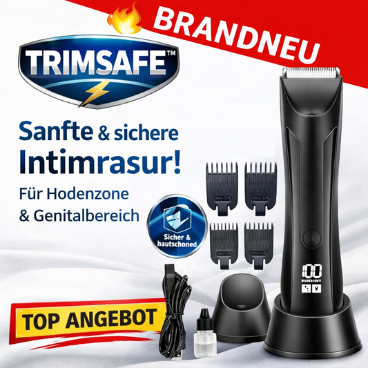 Trimsafe™ Intimrasierer Herren Elektrisch Hoden Trimmer Schmerzfrei & Sicher