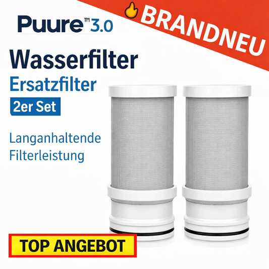 Puure™ 3.0 - Wasserhahnfilter Wasserfilter Ersatzfilter Kartusche - 2er Set