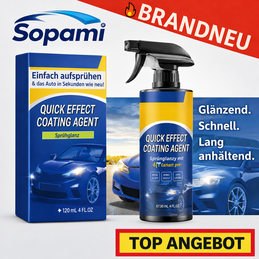 Sopami™ Quick Effect Coating Agent Spray Autolackspray mit Schnelleffekt!