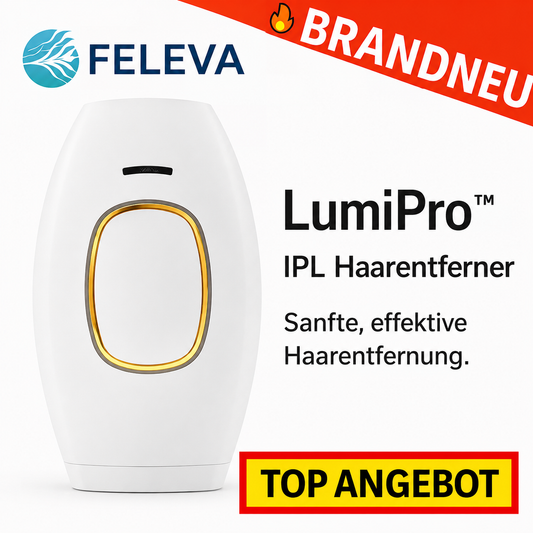 Feleva LumiPro™ IPL Haarentfernung Laser Haarentfernungsgerät Damen schmerzfrei