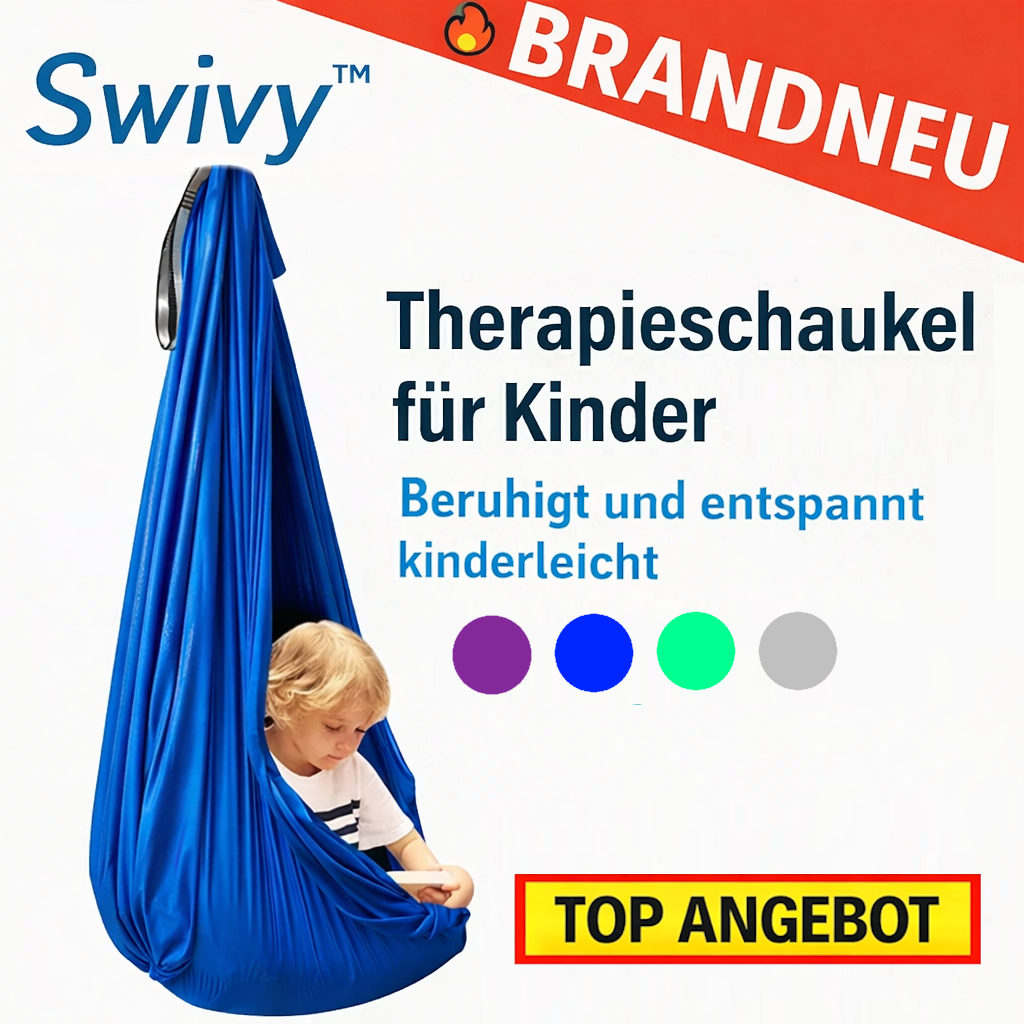 Swivy™ Therapieschaukel für Kinder Hängematte Indoor Sensorische Schaukel 150kg