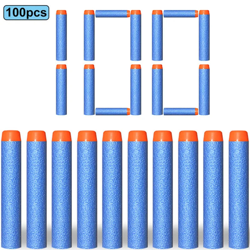 7,2 cm 100 Stück Soft Foam Darts Refill Schwammdarts Round Head kompatibel