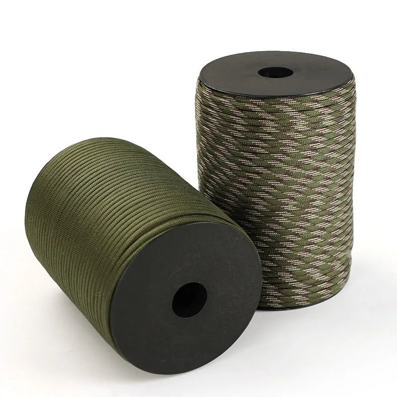 50 m 550lb 9‑Core 4 mm Paracord Seil Camp Survival Outdoor Lanyard Zelt