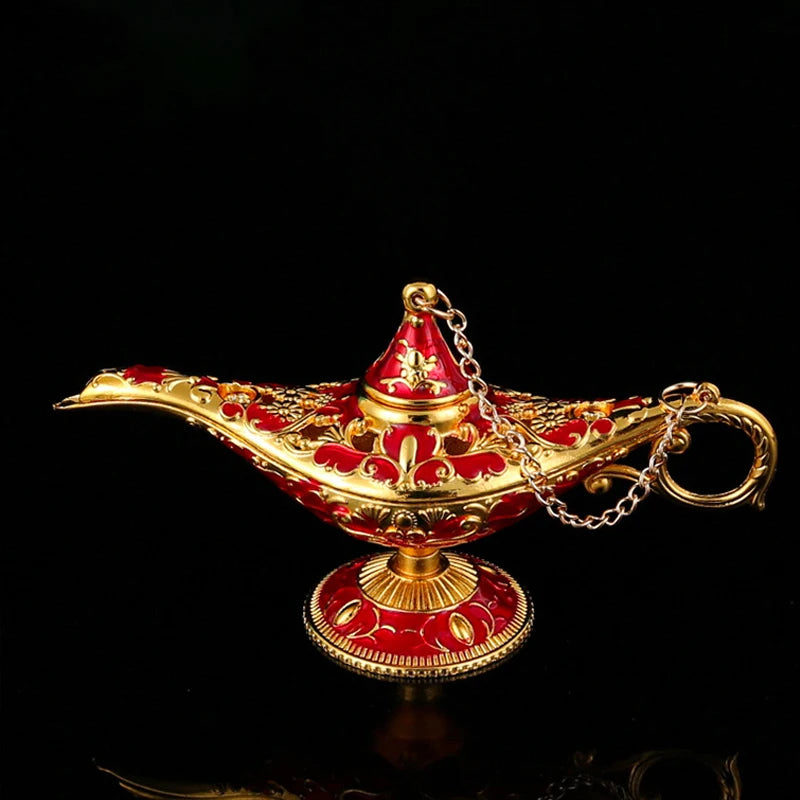 Orientalische Aladdin Lampe Figur Deko Geschenk Wohnaccessoire Tischdeko Neu