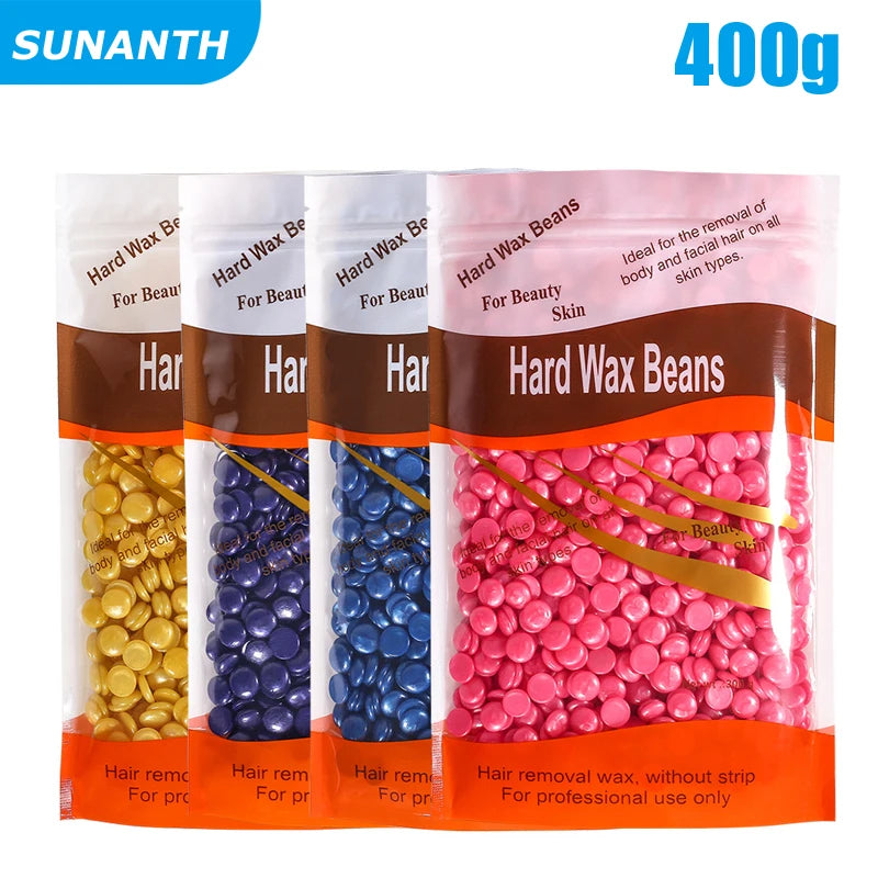 Hard Wax Beans Honey Hart Wachs Bohnen Heißwachs Hartwachsperlen Haarentfernung 50g