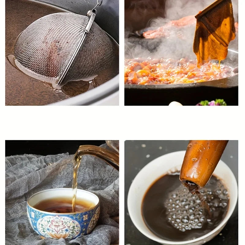 Teefilter Edelstahl Kugel – Tee‑Sieb Suppe Kräuter Kugel mit Kette Haken 💧
