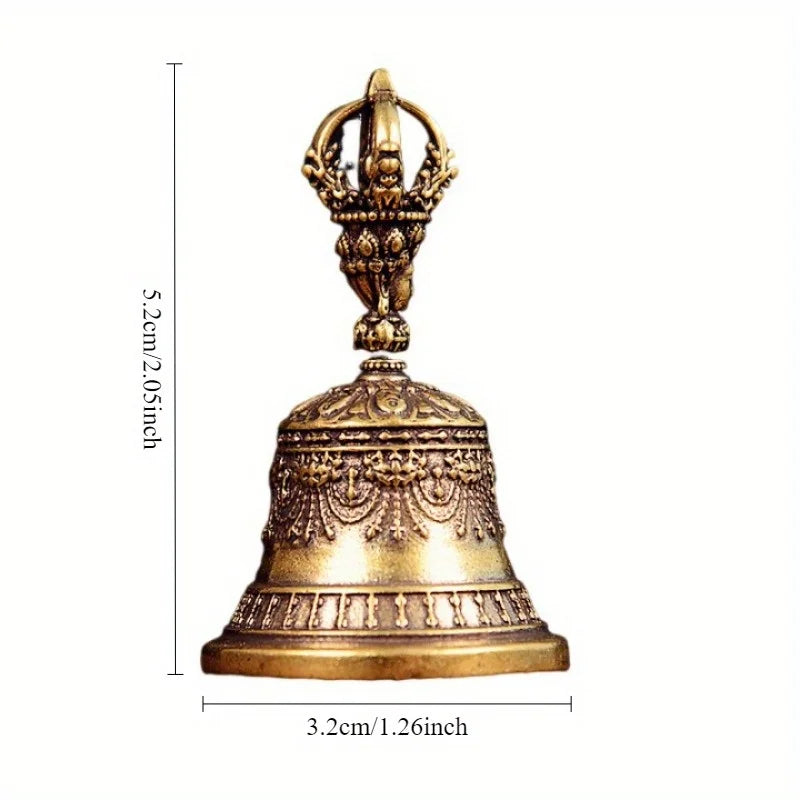 Tibetische Bronzeglocke Deko Glocke Windspiel Schlüsselanhänger Geschenk