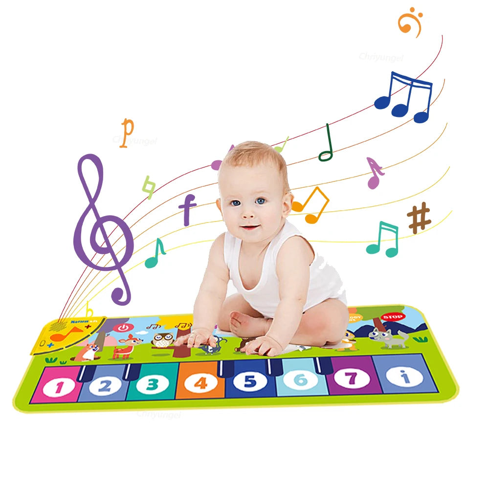 Piano Tanzmatte Kinder Spielmatte Musikmatte Keyboard Baby Geschenk