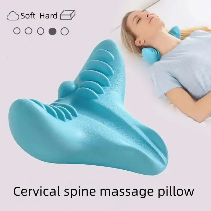 Nackenstrecker Massagekissen Nacken Schulter Rücken Stütze Traktion Gerät
