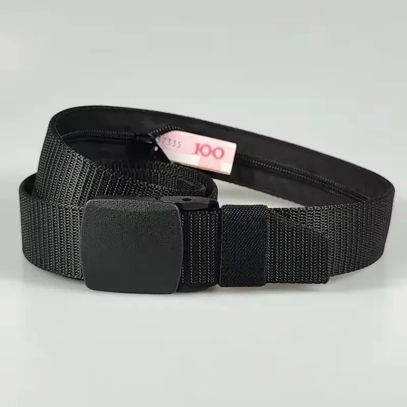 Reise Geldgürtel Herrengürtel Anti‑Diebstahl mit versteckter Geldtasche 125 cm