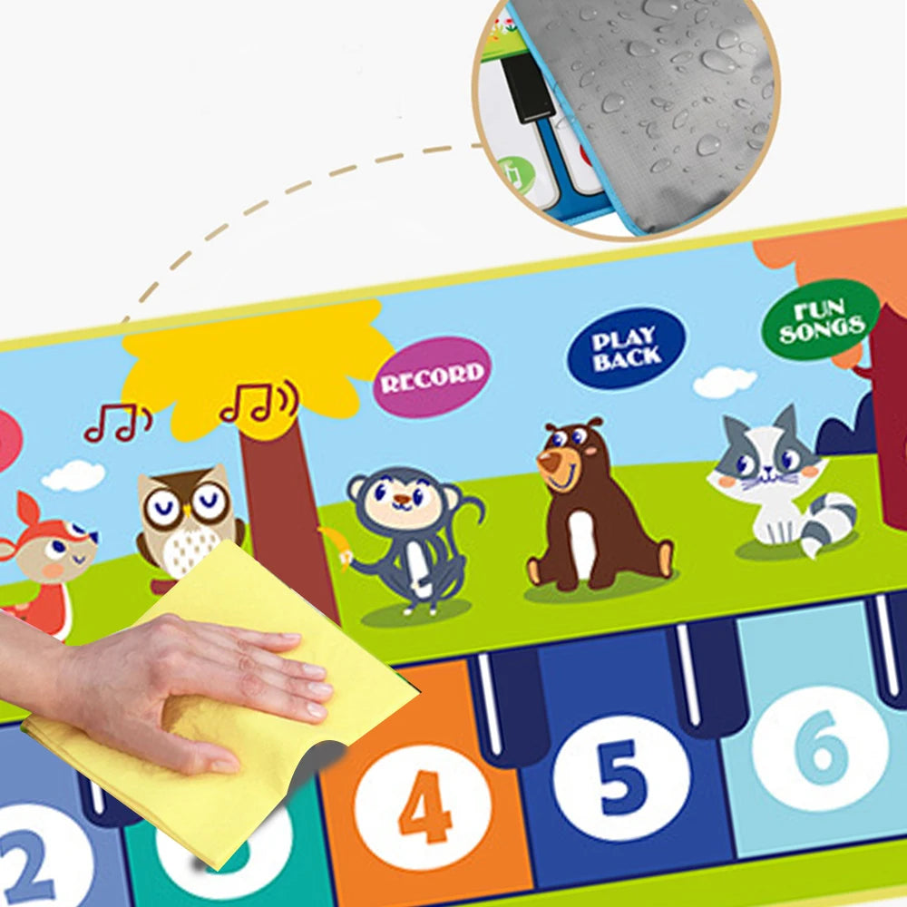 Piano Tanzmatte Kinder Spielmatte Musikmatte Keyboard Baby Geschenk