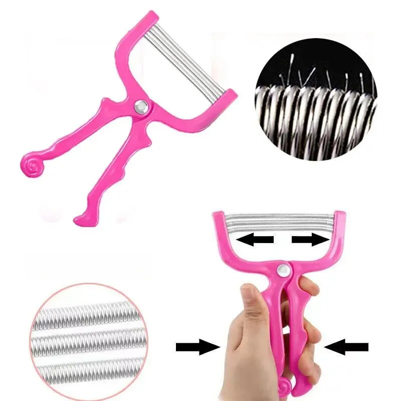 Gesichtshaarentferner Damen Faden Epilierer Haarentfernungshilfe manuell Tool
