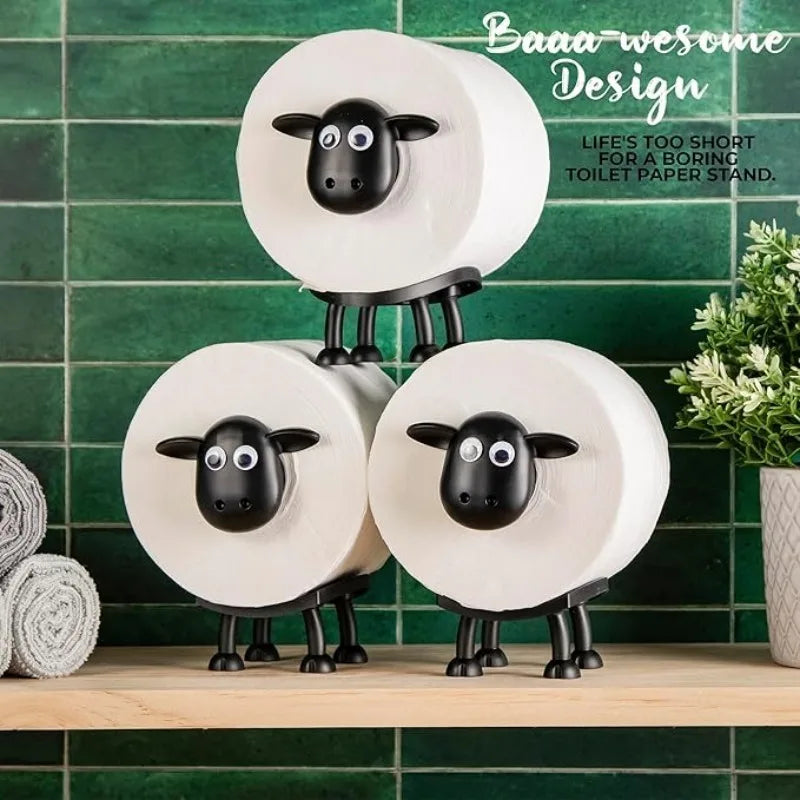 Toilettenpapierhalter Hund Deko Stehend Tierform WC Rollenhalter Badezimmer 2025