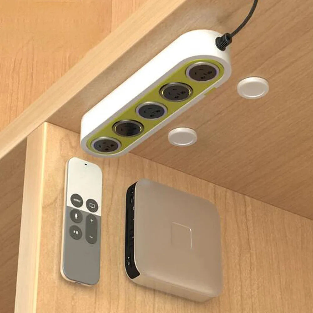 Magnet Haken Set 6 Stück Wandhalterung unsichtbar Fernbedienung Schlüssel Clip