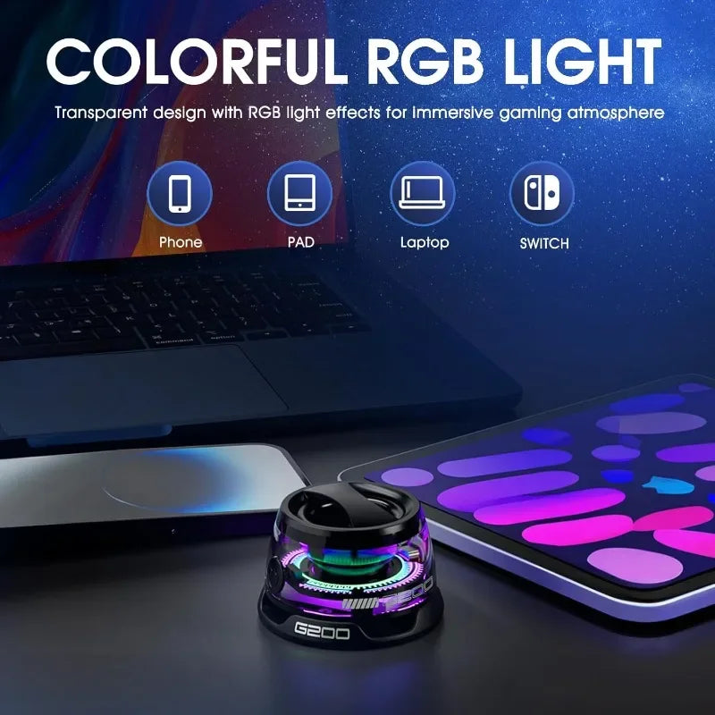 Outdoor Bluetooth Mini Speaker – Tragbar, Wireless, RGB, Magnet, Handyhalter, Stereo