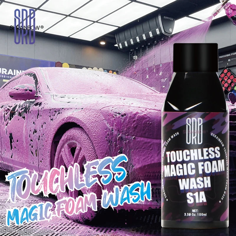 Autowaschseife Schaum 100 ml Extrem Schaum mit Wachs Pink – Foam Kanone & Eimerwäsche