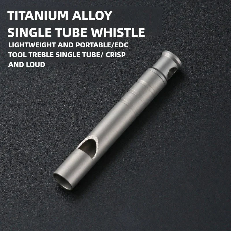 Titan Pfeife Notfallpfeife Outdoor Mini Signalpfeife EDC Survival Wandern Camping