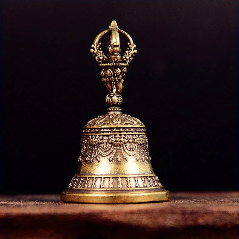 Tibetische Bronzeglocke Deko Glocke Windspiel Schlüsselanhänger Geschenk