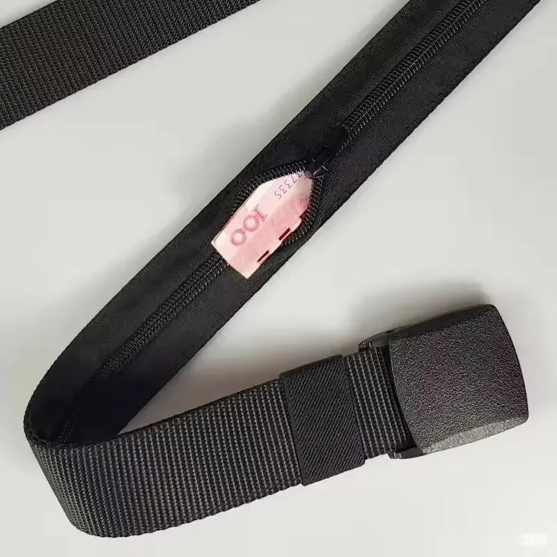 Reise Geldgürtel Herrengürtel Anti‑Diebstahl mit versteckter Geldtasche 125 cm