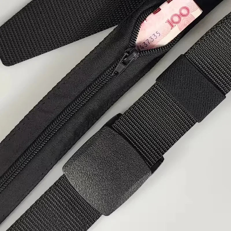 Reise Geldgürtel Herrengürtel Anti‑Diebstahl mit versteckter Geldtasche 125 cm
