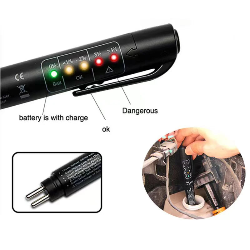 bremsflüssigkeit tester led digitalkamera prüfgerät dot3 dot4 dot5.1 qualität anzeigen