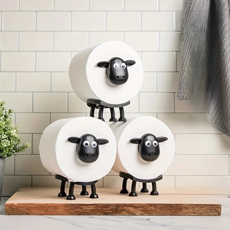 Toilettenpapierhalter Hund Deko Stehend Tierform WC Rollenhalter Badezimmer 2025