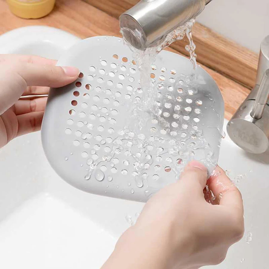 Silikon Abfluss Sieb Abdeckung Dusche Boden Haarfilter Abflussdeckel Badezimmer