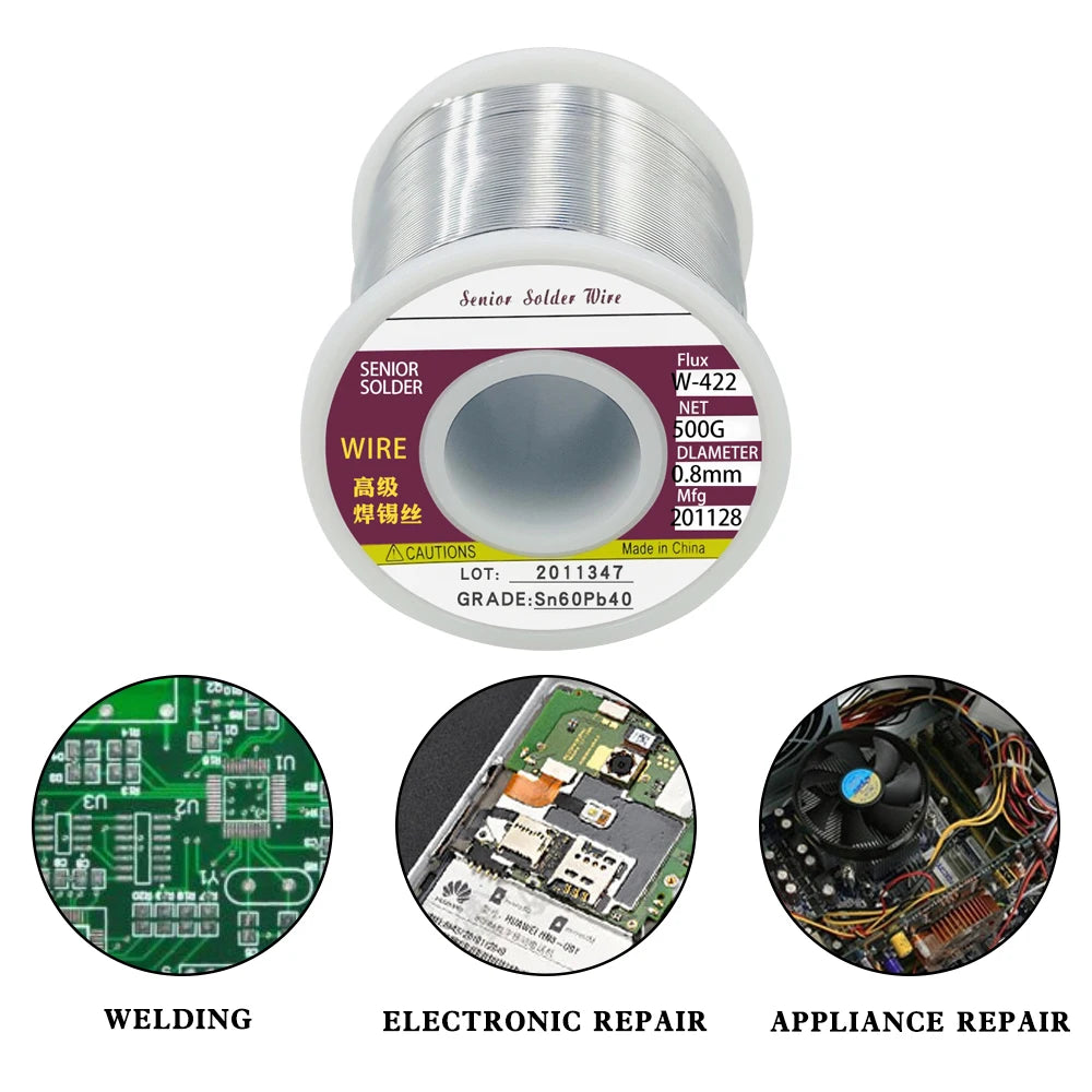 Lötzinn Lötdraht 100 g Ø 1 mm mit Flussmittel Rosin‑Core No‑Clean Elektronik Reparatur