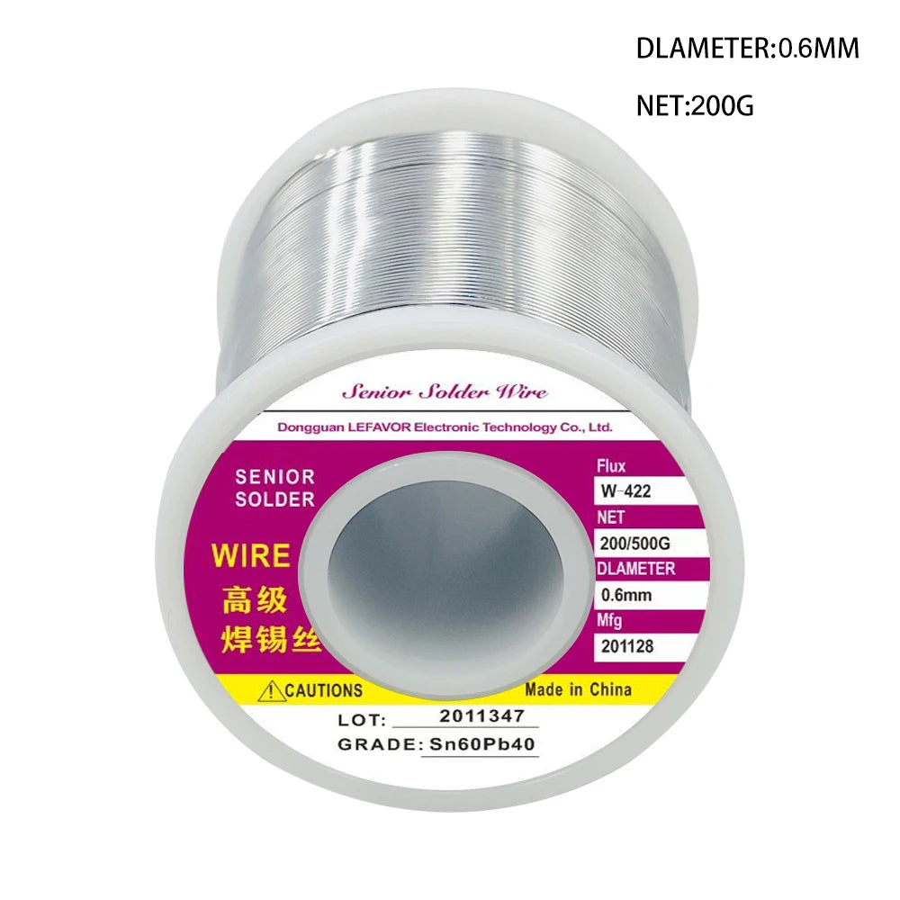 Lötzinn Lötdraht 100 g Ø 1 mm mit Flussmittel Rosin‑Core No‑Clean Elektronik Reparatur