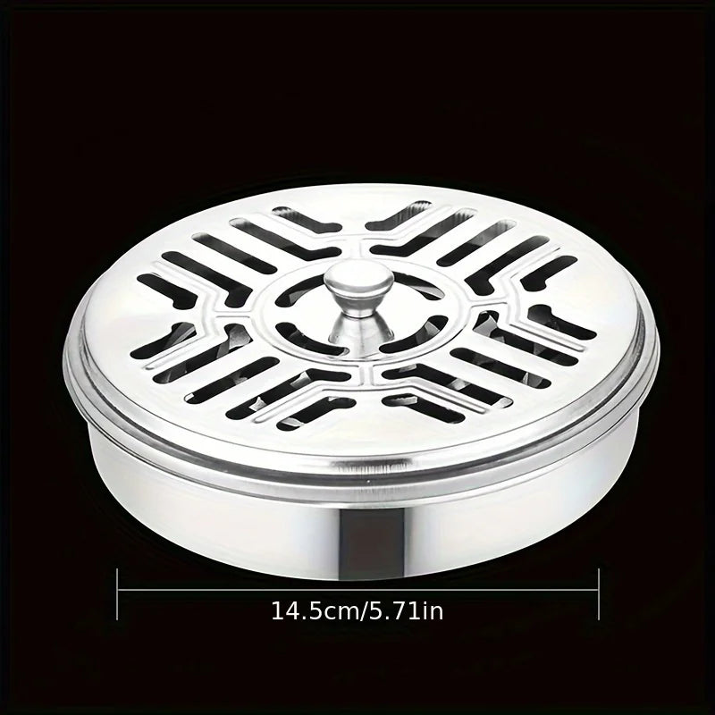 Windgeschützte Edelstahl-Mückenspiralenbox – Stilvoll & Sicher