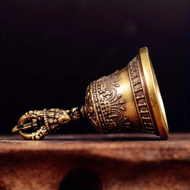 Tibetische Bronzeglocke Deko Glocke Windspiel Schlüsselanhänger Geschenk