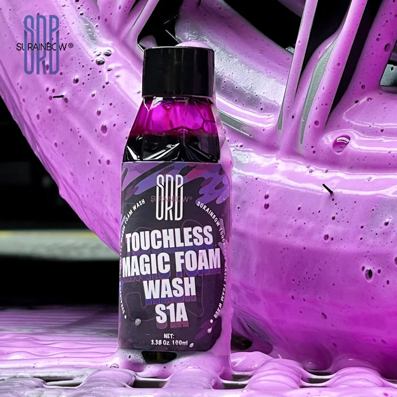 Autowaschseife Schaum 100 ml Extrem Schaum mit Wachs Pink – Foam Kanone & Eimerwäsche